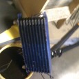 Oil Cooler Disaster Disaster today… one of the things i needed to do was tighten up the oil cooler pipe at the bottom as I saw it was leaking ever so slightly, but...