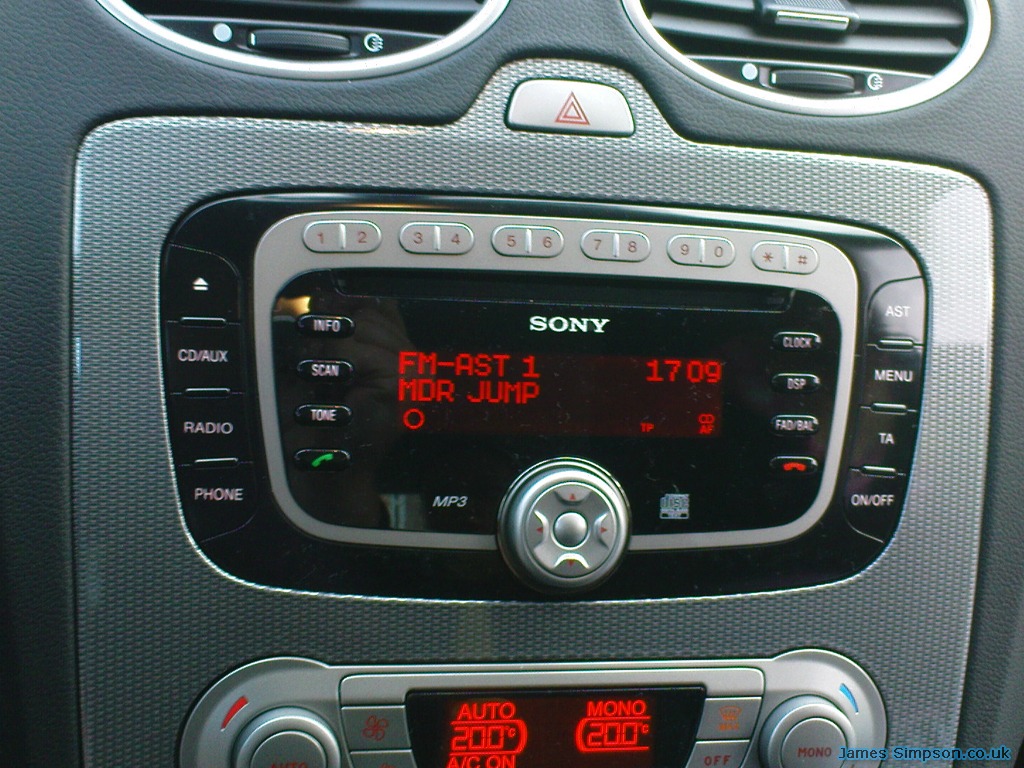 Radio sony ford focus mk2 instrukcja