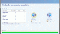 SyncToy (2.1) Hidden Task Windows 7 Backup I have now finally managed to get my Network Attached Storage (NAS) all sorted now, so I figured it was time to make a backup of my files (mainly website...