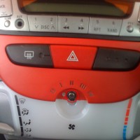 Citroen C2 Heater Control Removed Citroen C1 (2005-) Stereo Removal IMG 0377