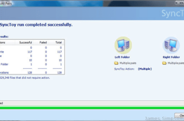 SyncToy (2.1) Hidden Task Windows 7 Backup 36 Microsoft SyncToy Backup Program