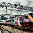 Cross Country Trains WiFi 6 Cross Country Train Leaving Newcastle Train Station