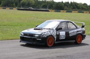 Impreza @ Croft RSOC Regional Day 2009 4 Black Subaru Impreza WRX - Orange Wheels - Croft RSOC Track Day