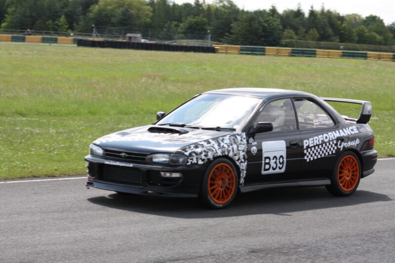 Impreza @ Croft RSOC Regional Day 2009 4 Black Subaru Impreza WRX - Orange Wheels - Croft RSOC Track Day