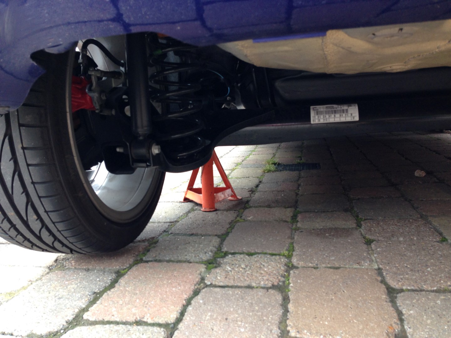 Ford fiesta axle stand points #3