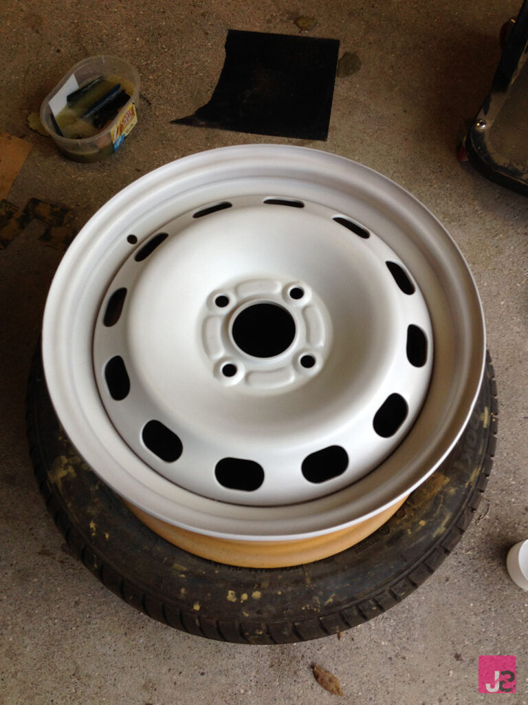 Steel wheel paint discount
