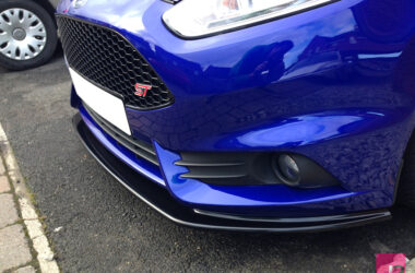 Fitting a ST180 Ford Fiesta Triple R Composites Front Splitter 61 Ford Fiesta MK8 Front Splitter