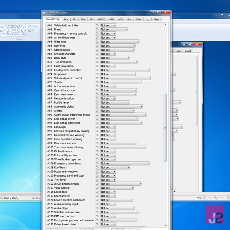 FoCCCus Central ECU Config Edit - ELM327 - Focus MK3 - James Simpson