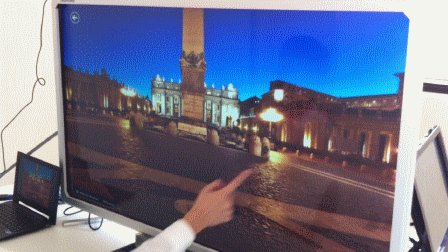 Turn Your Anything Into a Touchscreen Device 6 Touchscreen TV Using Zmartframe