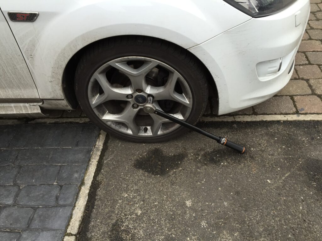 How To Fit Focus ST225 Brakes 6 Loosen the wheel nuts