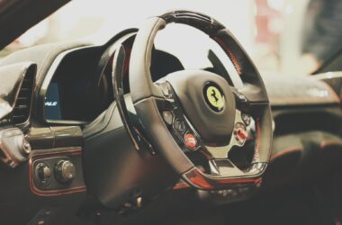 Racing Through the Years - A History of Sports Cars 43 Ferrari Steering Wheel