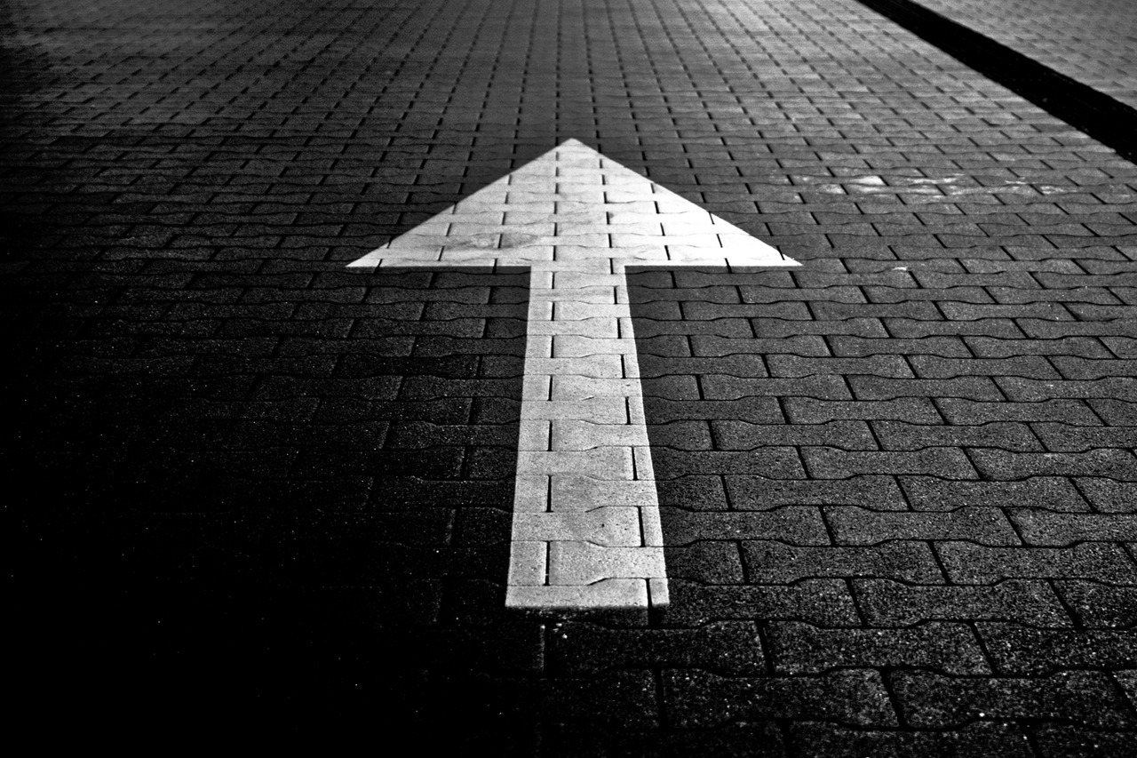 Essential Knowledge For Improved Driving 5 White Road Arrow