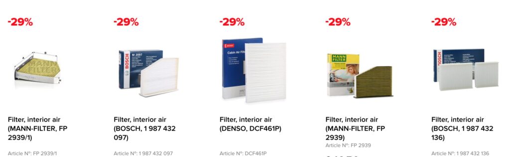Cabin Air Filter - Everything You Need To Know 5 Pollen Filters